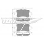 TOMEX Brakes Bremsbelagsatz, Scheibenbremse